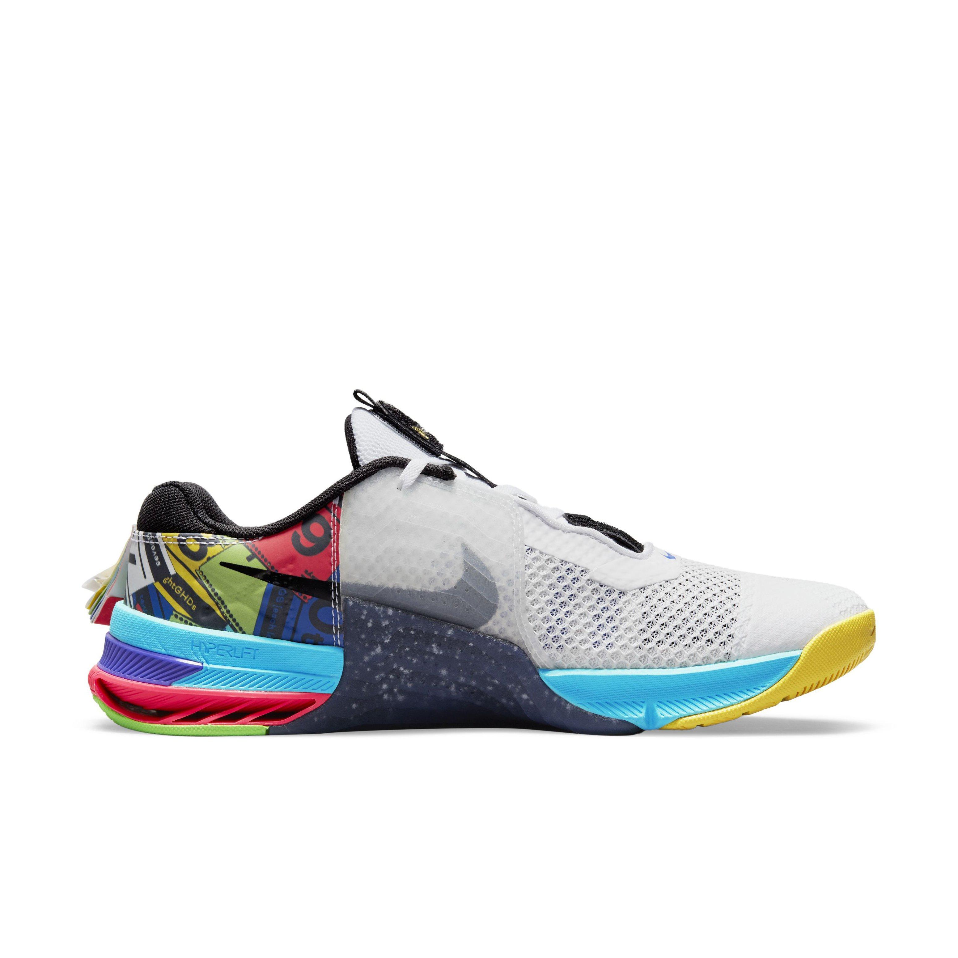 Nike women's metcon 4 amp training shoes - clearance white/black/yellow